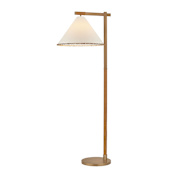 Troy Lighting Stoney 60" Tall Torchiere Floor Lamp Patina Brass