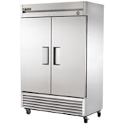 True 49 Cu. Ft. Reach-In Solid Dual Door Freezer Stainless Steel