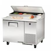 True 45 Inch Wide Pizza Prep Table with Alternate Top Stainless Steel