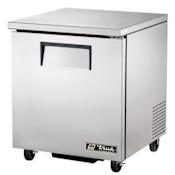 True 27" Wide Undercounter Freezer Stainless Steel