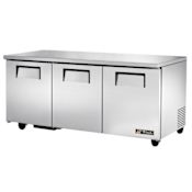 True 72 Undercounter Refrigerator Stainless Steel