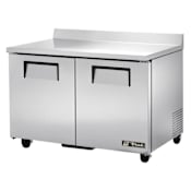 True 48 Worktop Refrigerator Stainless Steel