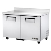 True 48 Worktop Freezer Stainless Steel
