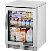 True 24" Wide Undercounter Refrigerator Stainless Steel