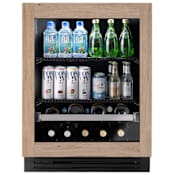 True Residential 24 Inch Wide Energy Star Certified Panel Ready Wine and Beverage Cooler with Reversible Door Panel Ready