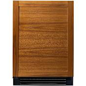 True Residential 24 Inch Wide 4.2 Cu. Ft. Built-In Energy Star Panel Ready Upright Compact Freezer with LED Lighting Panel Ready