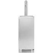 True Residential 15 Inch Wide 3.1 Cu. Ft. Built-In / Free Standing Single Tap Kegerator with Convertible Use Stainless Steel