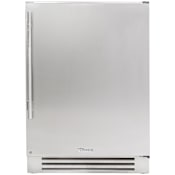 True Residential 24 Inch Wide 5.6 Cu. Ft. Energy Star Certified Compact Freezerless Refrigerator with UV Tinted Door and Adjustable Glass Shelves Stainless Steel