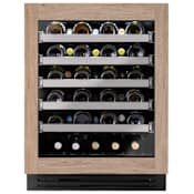 True Residential 24 Inch Wide 40 Bottle Capacity Panel Ready Built-In Wine Cooler with Reversible Door Panel Ready