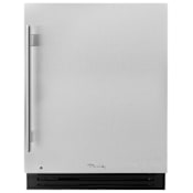 True Residential 24 Inch Wide 40 Bottle Capacity Built-In Wine Cooler with LED Lighting Stainless Steel