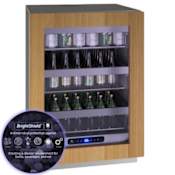 U-Line 5 Class 24 Inch Wide 5.2 Cu. Ft. Panel Ready Compact Freezerless Refrigerator with BrightShield Panel Ready