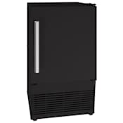 U-Line ADA Collection 14 Inch Wide 12 Lbs. Capacity Built-In / Free Standing Ice Maker with 23 Lbs. Daily Ice Production Black