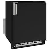 U-Line Marine Collection 14 Inch Wide 12 Lbs. Capacity Built-In / Free Standing Ice Maker with 23 Lbs. Daily Ice Production Black