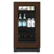 U-Line Seamless 18 Inch Wide 12 Bottle Capacity and 48 Can Capacity Energy Star Certified Panel Ready Wine and Beverage Cooler with BrightShield Technology Integrated Frame