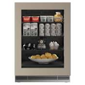 U-Line Home 24 Inch Wide 5.1 Cu. Ft. Energy Star Certified Panel Ready Compact Freezerless Refrigerator with Cantilevered Shelving System Integrated Frame