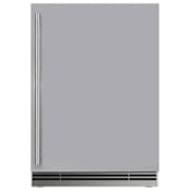 U-Line Home 24 Inch Wide 5.1 Cu. Ft. Energy Star Certified Compact Freezerless Refrigerator Stainless Solid
