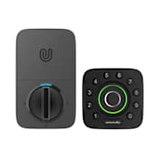 U-Tec Ultraloq Keyless Touchscreen Electronic Deadbolt with Fingerprint ID and Bluetooth Black / Silver