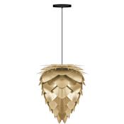 UMAGE Conia 12" Pendant in Brushed Brass Brushed Brass with Black Base