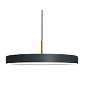 UMAGE Asteria Medium 17" LED Pendant with Acrylic Diffuser Anthracite
