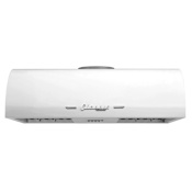 Unique Appliances 700 CFM 36 Inch Wide Wall Mounted Range Hood Marshmallow White