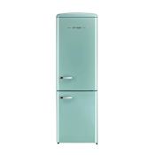 Unique Appliances Classic Retro 24 Inch Wide 11.7 Cu. Ft. Energy Star Certified Bottom Freezer Refrigerator with Quick Freeze Ocean Mist Turquoise
