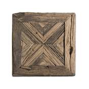 Uttermost Rennick 21" Square Reclaimed Pine Wood Rustic Decorative Wall Art Pine Wood