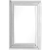 Uttermost 22" W x 34" H Rectangular Framed Bathroom Mirror Beveled glass