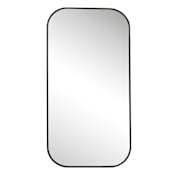 Uttermost 21" W x 41" H Rectangular Accent Mirror Matte Black