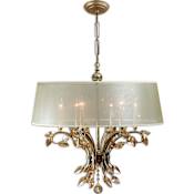 Uttermost Alenya 6 Light Single Tier Chandelier Burnished Gold