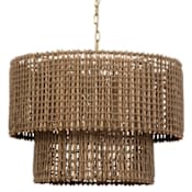 Uttermost Biswas 1 Light Pendant Antique Brass