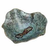 Uttermost Teo Wood Bowl Wall Art - Set of 3 Soft Caribbean Blue