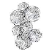 Uttermost Ripley Iron Lotus Wall Art Metallic Pewter