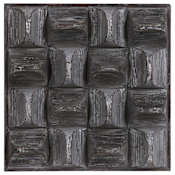 Uttermost Pickford 21" Rustic Fir Wall Art by Renee Wightman Aged Gray Wash