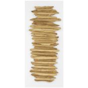 Uttermost Lev 55-1/4"H x 24"W x 2-3/4"D Patterns and Designs Wall Decor by Grace Feyock Antique Gold / Matte White
