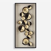 Uttermost Golden Hour 59" x 28" Framed Decorative Shadow Box Oatmeal