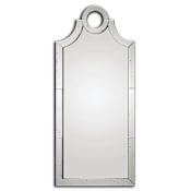 Uttermost Acacius 30" W x 66" H Arched Framed Full Length Mirror Antique Mirror
