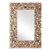 Uttermost Timberwood 35-1/2"W x 51-1/4"H Rectangular Flat Wood Framed Accent Mirror Timberwood