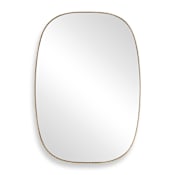 Uttermost Nidia 28-1/2" W x 40-1/2" H Rectangular Flat Accent Mirror Gold