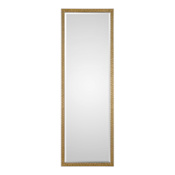 Uttermost Vilmos 24" W x 72" H Rectangular Framed Full Length Mirror Metallic Gold Leaf