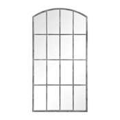 Uttermost Amiel 42-1/4" W x 82" H Arched Framed Full Length Mirror Rust Gray