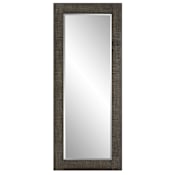 Uttermost Figaro 24-1/2" W x 72-5/8" H Rectangular Framed Full Length Mirror Aged Gray Wash