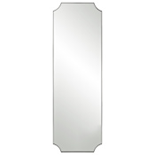 Uttermost Lennox 24" W x 72" H Rectangular Framed Full Length Mirror Stainless Steel