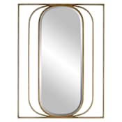 Uttermost Replicate 30" W x 40" H Rectangular Framed Accent Mirror Antiqued Gold