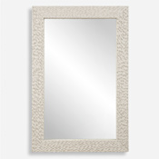 Uttermost Everett 39-5/8" W x 59-5/8" H Rectangular Framed Accent Mirror Ivory