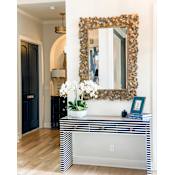 Uttermost 38" W x 54" H Rectangular Framed Bathroom Mirror Antique Gold Leaf
