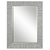 Uttermost Belaya 28" W x 38" H Rectangular Wood Framed Accent Mirror Silver Leaf