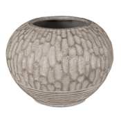 Uttermost Rustic Roots 18" Wide Terracotta Decorative Planter Whitewash / Light Brown