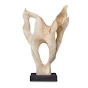 Uttermost Hollow Form 24" Tall Teak Wood Abstract Sculpture Woodtone
