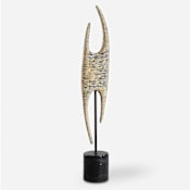 Uttermost Pochette 27" Tall Abstract Statue Black / White
