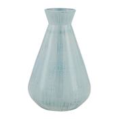 Uttermost Flare Spire 18" Tall Indoor-Outdoor Ceramic Vase Blue